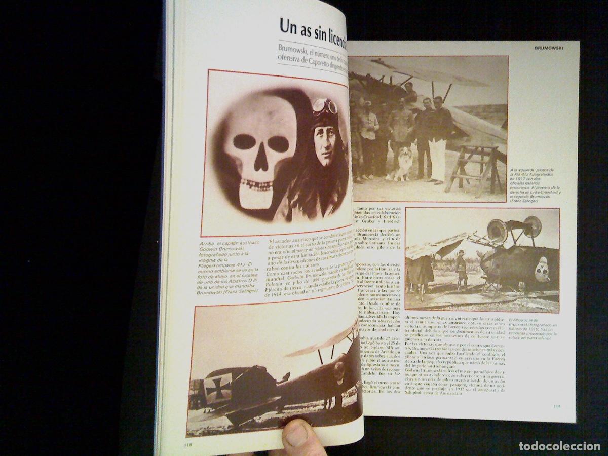 Libros de segunda mano: ASES DE LA AVIACI&Oacute;N. n&ordm;3. Ed. Delta. Robur, Broady, U-boote, ... - Foto 4