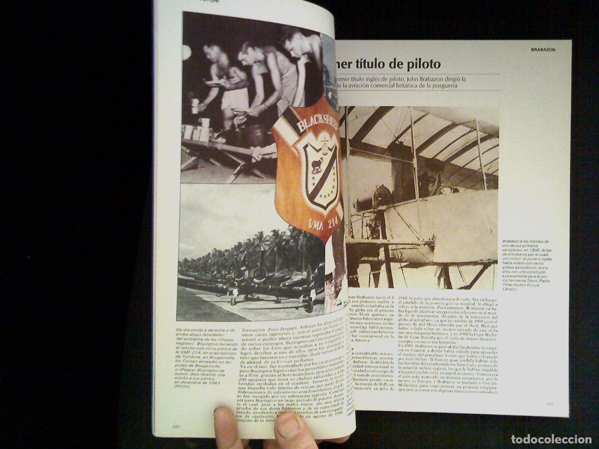 Libros de segunda mano: ASES DE LA AVIACI&Oacute;N. n&ordm;3. Ed. Delta. Robur, Broady, U-boote, ... - Foto 7