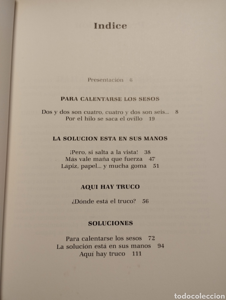 Libros de segunda mano: JUEGOS DE INGENIO (PABLO VIVES) - Foto 3