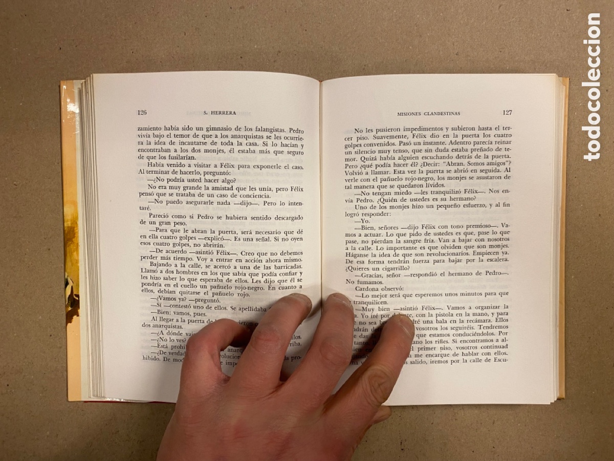 Libros de segunda mano: MISIONES CLANDESTINAS. S. HERRERA. EDICIONES PETRONIO 1975. - Foto 4