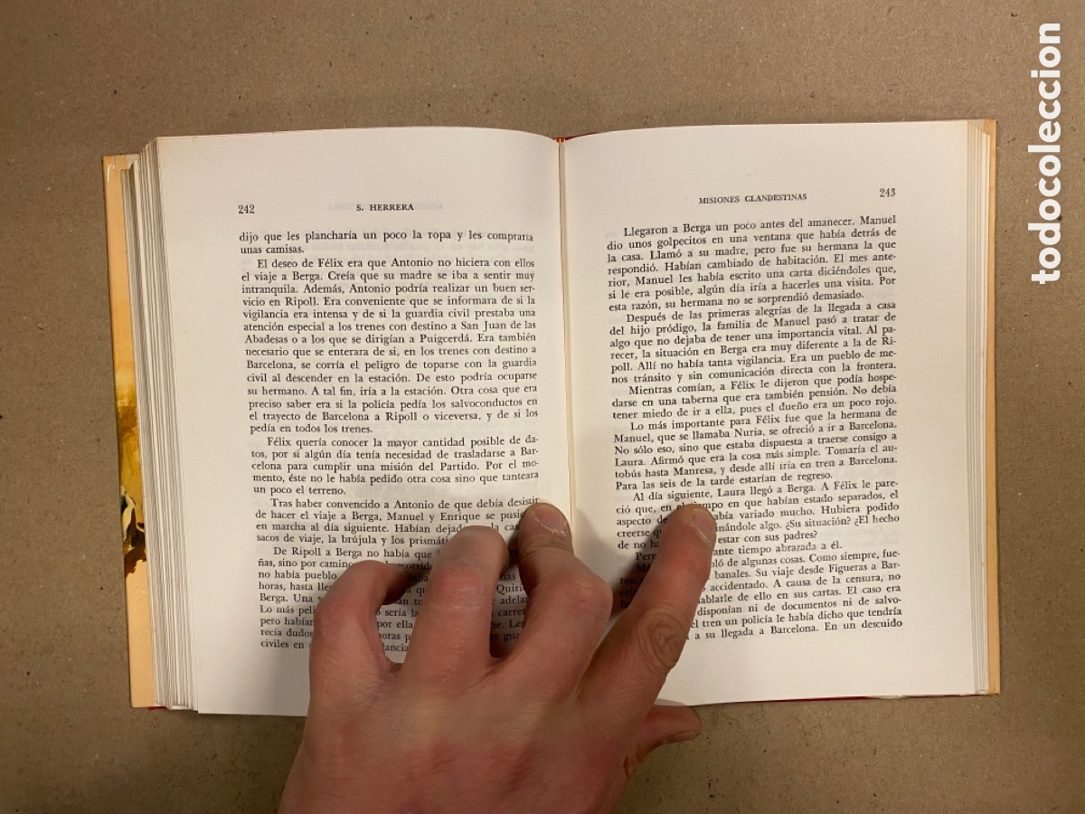 Libros de segunda mano: MISIONES CLANDESTINAS. S. HERRERA. EDICIONES PETRONIO 1975. - Foto 5