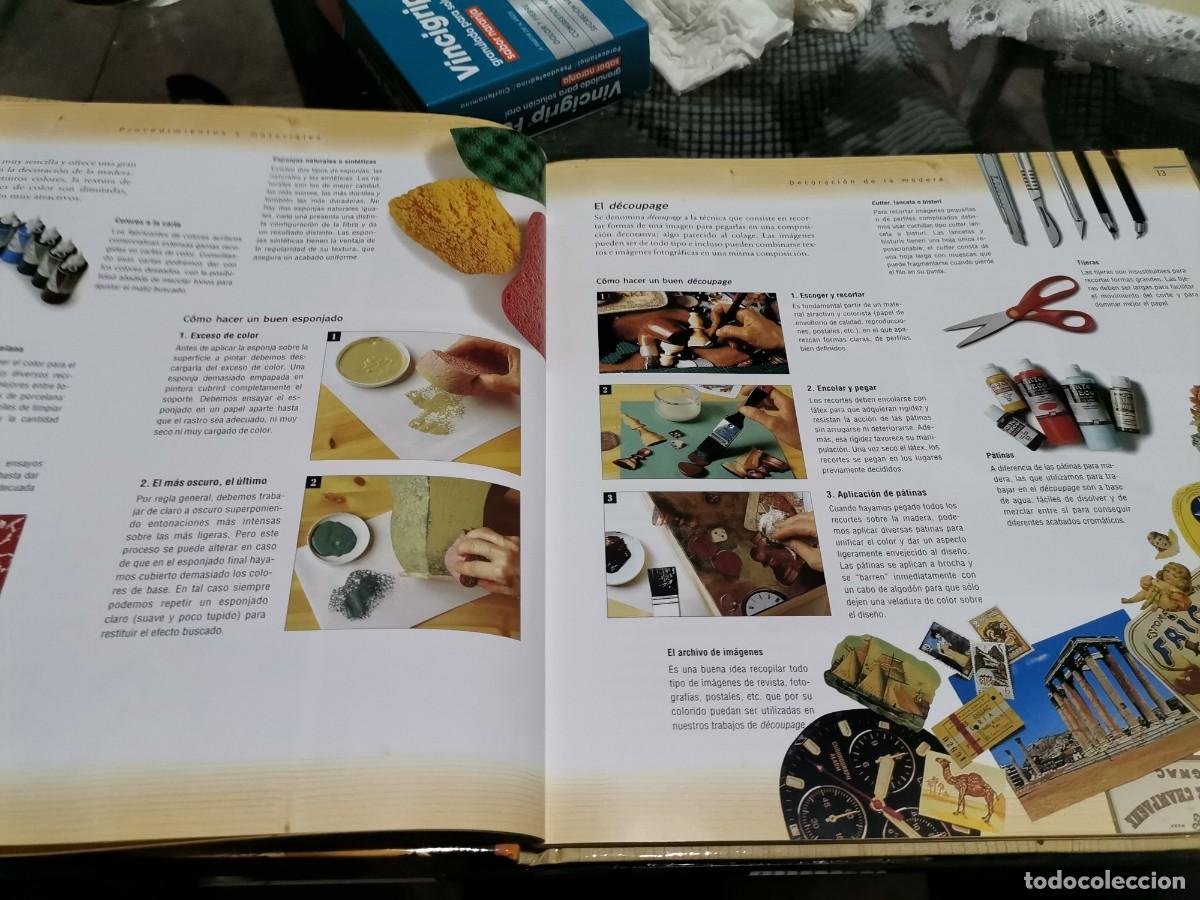 Libros de segunda mano: DECORACI&Oacute;N DE LA MADERA PROYECTOS PASO A PASO PARA DECORAR SU HOGAR 2001 - Foto 3