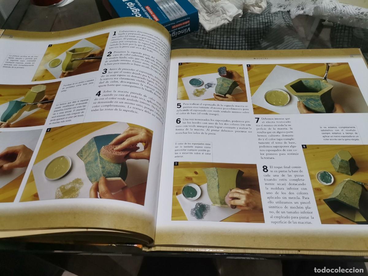 Libros de segunda mano: DECORACI&Oacute;N DE LA MADERA PROYECTOS PASO A PASO PARA DECORAR SU HOGAR 2001 - Foto 4