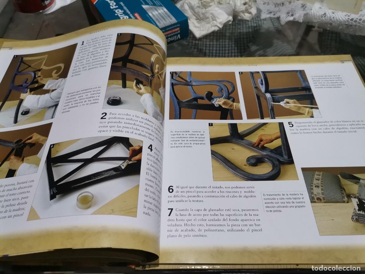 Libros de segunda mano: DECORACI&Oacute;N DE LA MADERA PROYECTOS PASO A PASO PARA DECORAR SU HOGAR 2001 - Foto 5