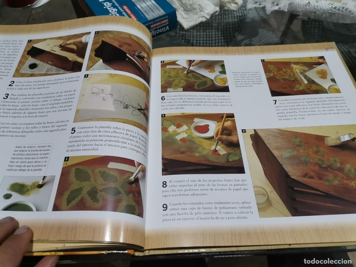 Libros de segunda mano: DECORACI&Oacute;N DE LA MADERA PROYECTOS PASO A PASO PARA DECORAR SU HOGAR 2001 - Foto 6