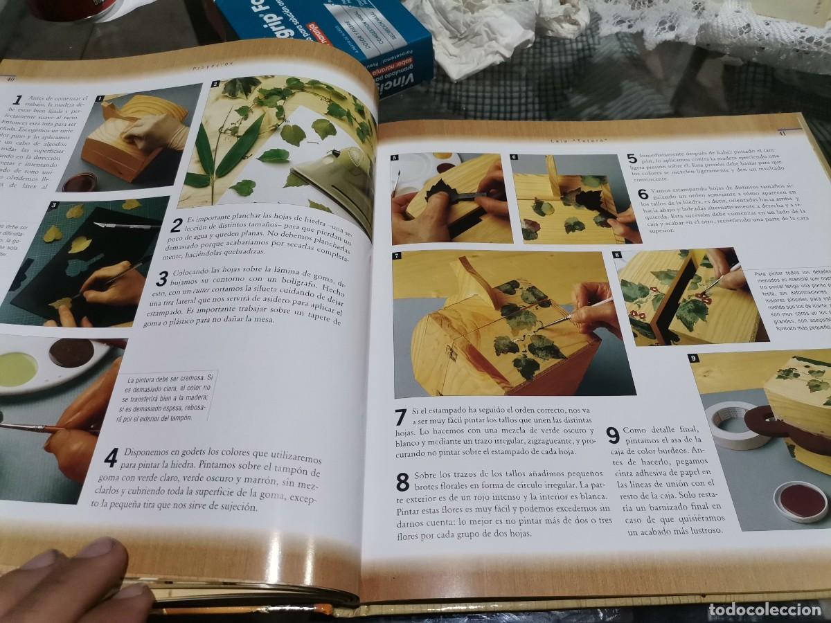 Libros de segunda mano: DECORACI&Oacute;N DE LA MADERA PROYECTOS PASO A PASO PARA DECORAR SU HOGAR 2001 - Foto 7