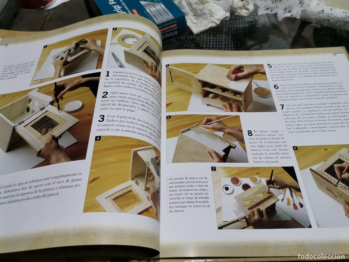 Libros de segunda mano: DECORACI&Oacute;N DE LA MADERA PROYECTOS PASO A PASO PARA DECORAR SU HOGAR 2001 - Foto 8