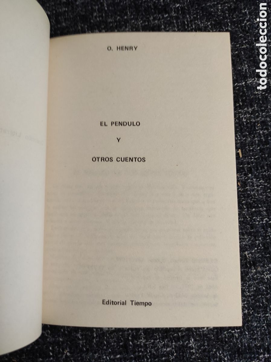 Libros de segunda mano: EL PENDULO Y OTROS CUENTOS, / O. HENRY - Foto 2