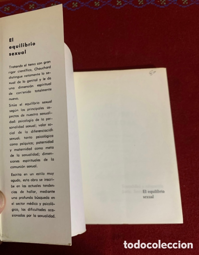 Libros de segunda mano: El equilibrio sexual. Paul Chauchard. - Foto 3