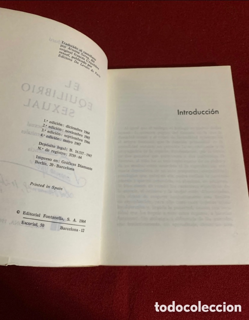 Libros de segunda mano: El equilibrio sexual. Paul Chauchard. - Foto 4