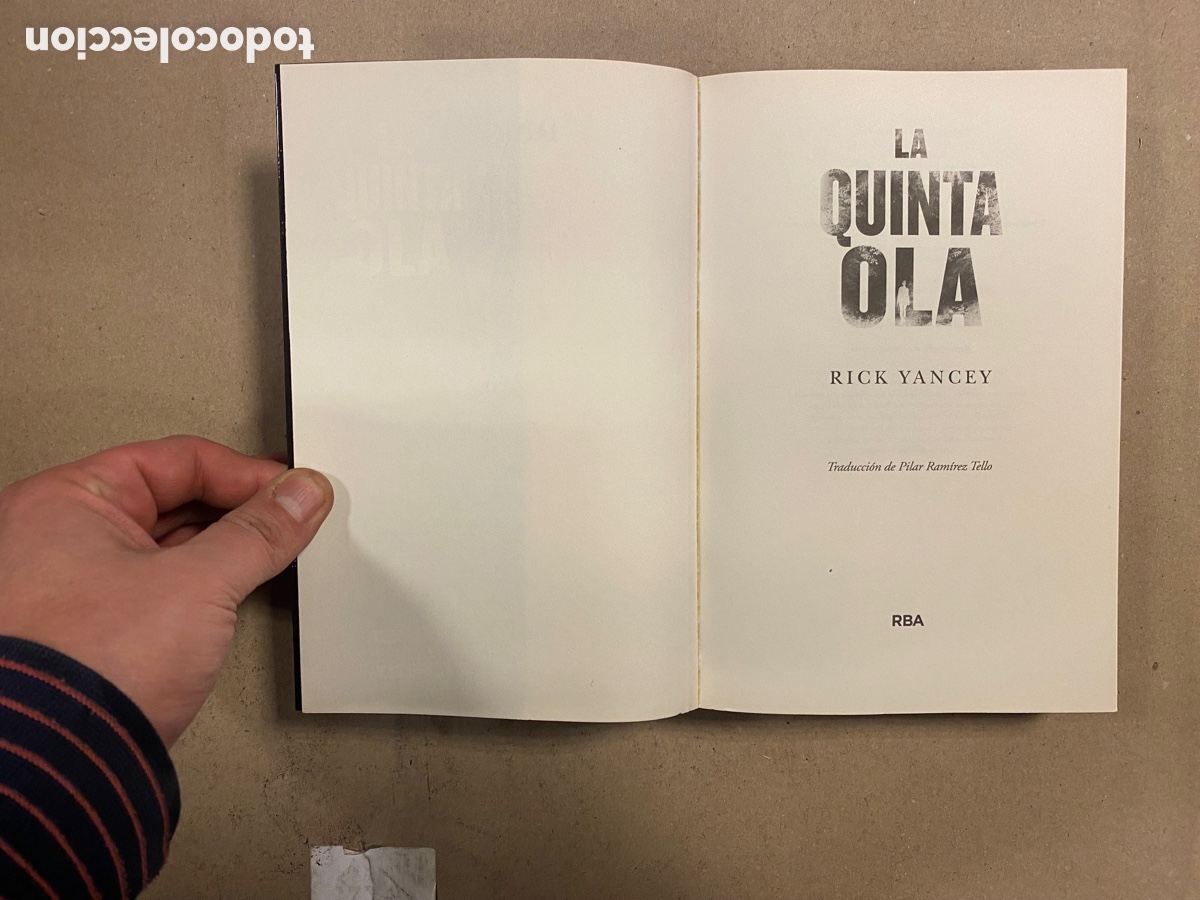 Libros de segunda mano: LA QUINTA OLA. RICK YANCEY. RBA 2013. - Foto 2