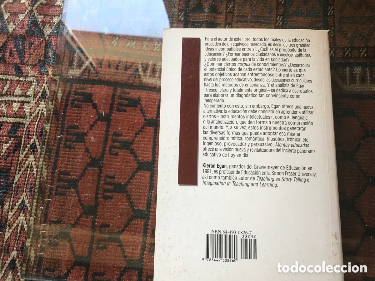Libros de segunda mano: Mentes educadas. Kieran Egan. Paid&oacute;s. Muy dif&iacute;cil y buscado. - Foto 3