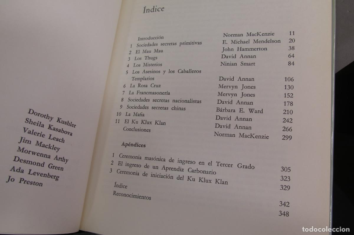 Libros de segunda mano: Sociedades secretas. MACKENZIE - Foto 2