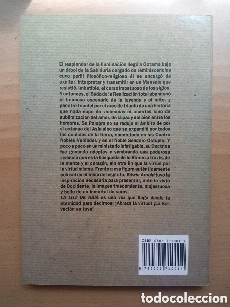 Libros de segunda mano: La luz de asia - Arnold Edwin - Editorial Kier 1998 - Foto 2
