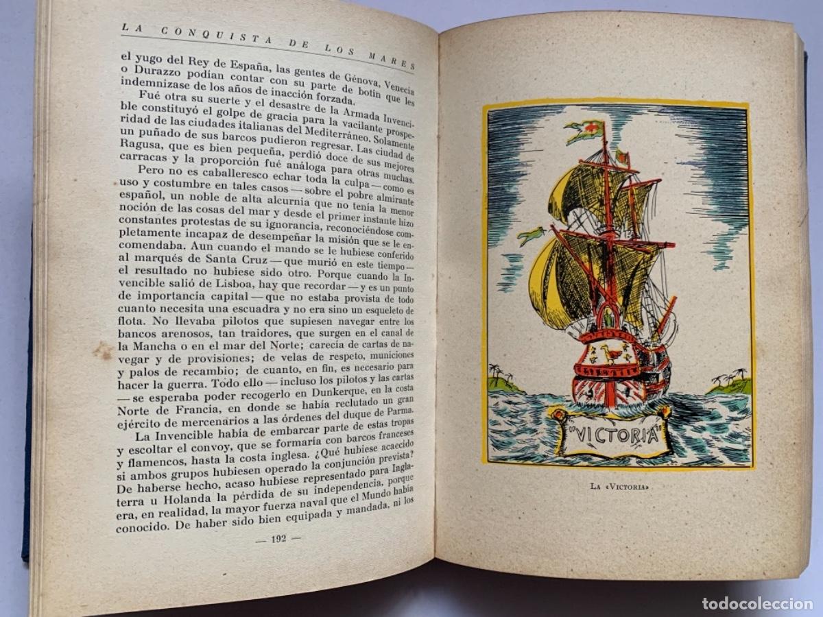 Libros de segunda mano: La conquista de los mares. de Hendrik W. Van Loon (Bols 10) - Foto 2