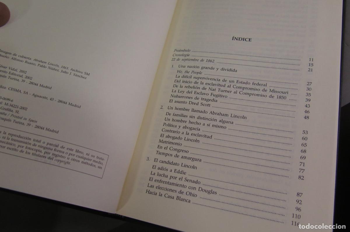 Libros de segunda mano: Lincoln. Vidal - Foto 2