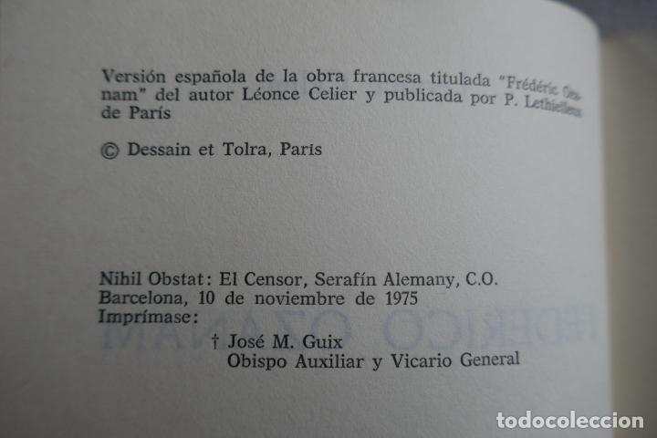 Libros de segunda mano: FEDERICO OZANAM - L&Eacute;ONCE CELIER - Foto 7
