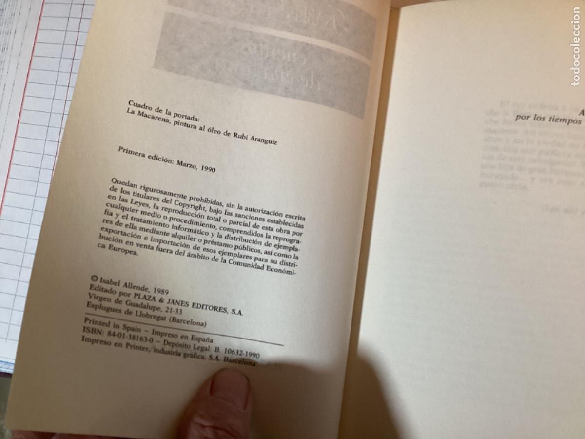 Libros de segunda mano: CUENTOS DE EVA LUNA ( ISABEL ALLENDE ) 1&ordm; PRIMERA EDICION 1990 - Foto 3