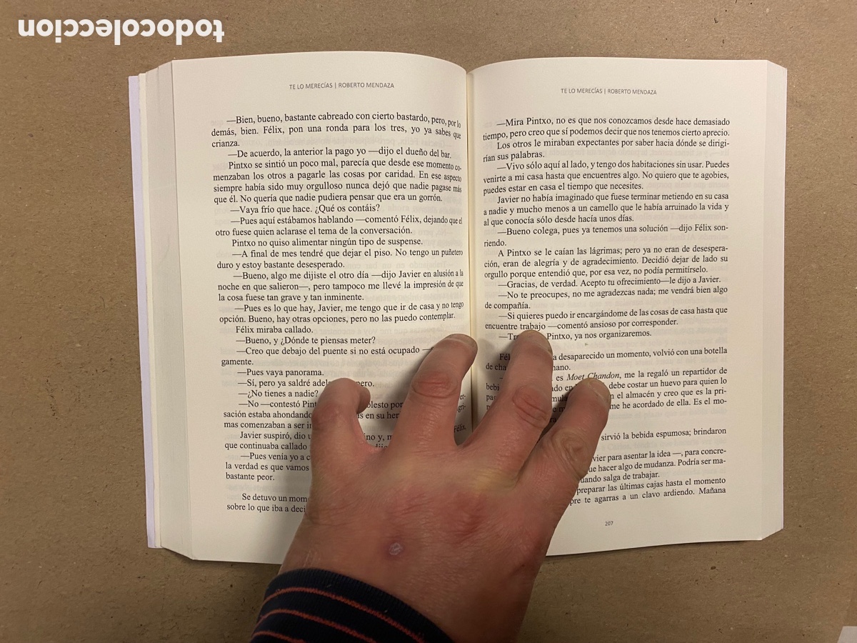 Libros de segunda mano: TE LO MEREC&Iacute;AS. ROBERTO MENDAZA. EXITBOOKS 2017. - Foto 5