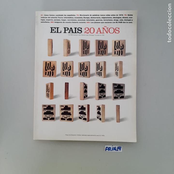 Libros de segunda mano: El pa&iacute;s 20 a&ntilde;os - Foto 1