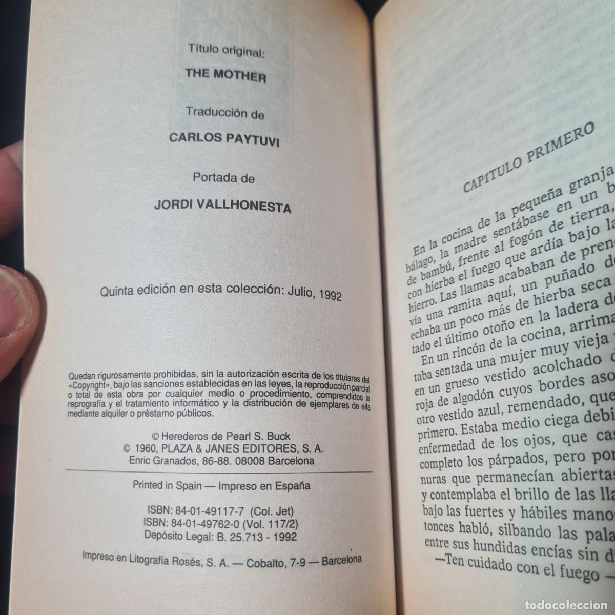 Libros de segunda mano: LIBRO - LA MADRE - PEARL S. BUCK // AL-174 - Foto 5