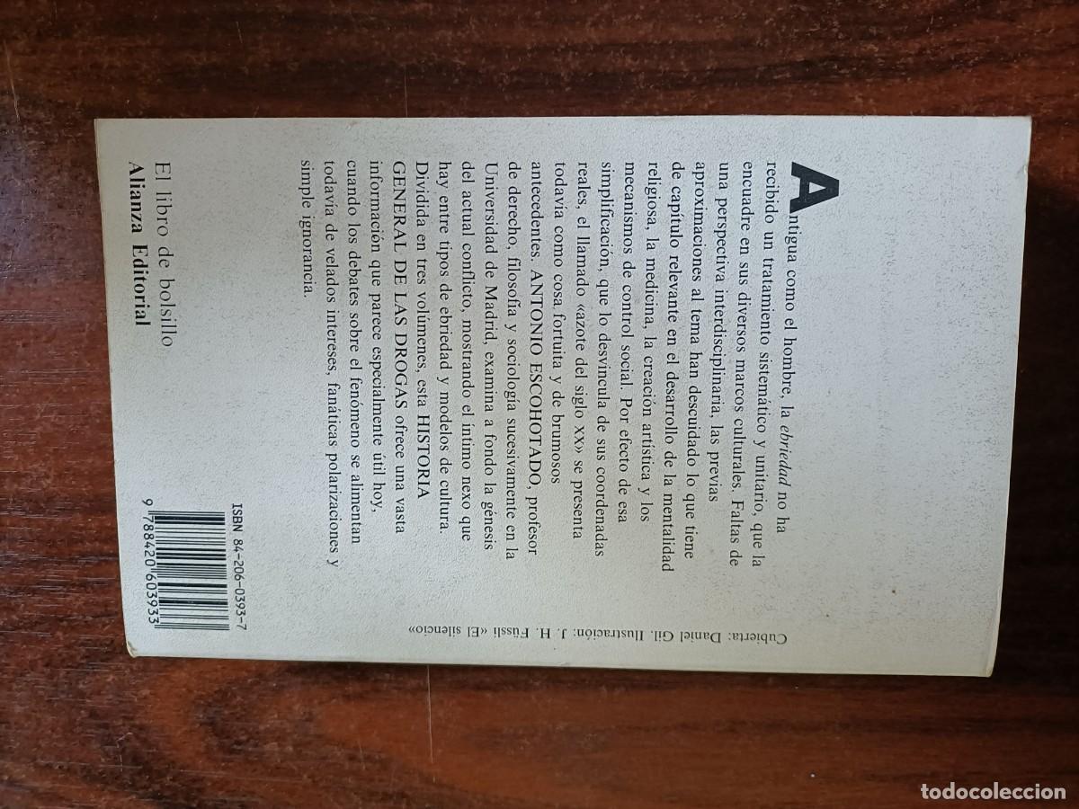 Libros de segunda mano: HISTORIA DE LAS DROGAS / 2. ESCOHOTADO, ANTONIO - 1990 - Foto 4