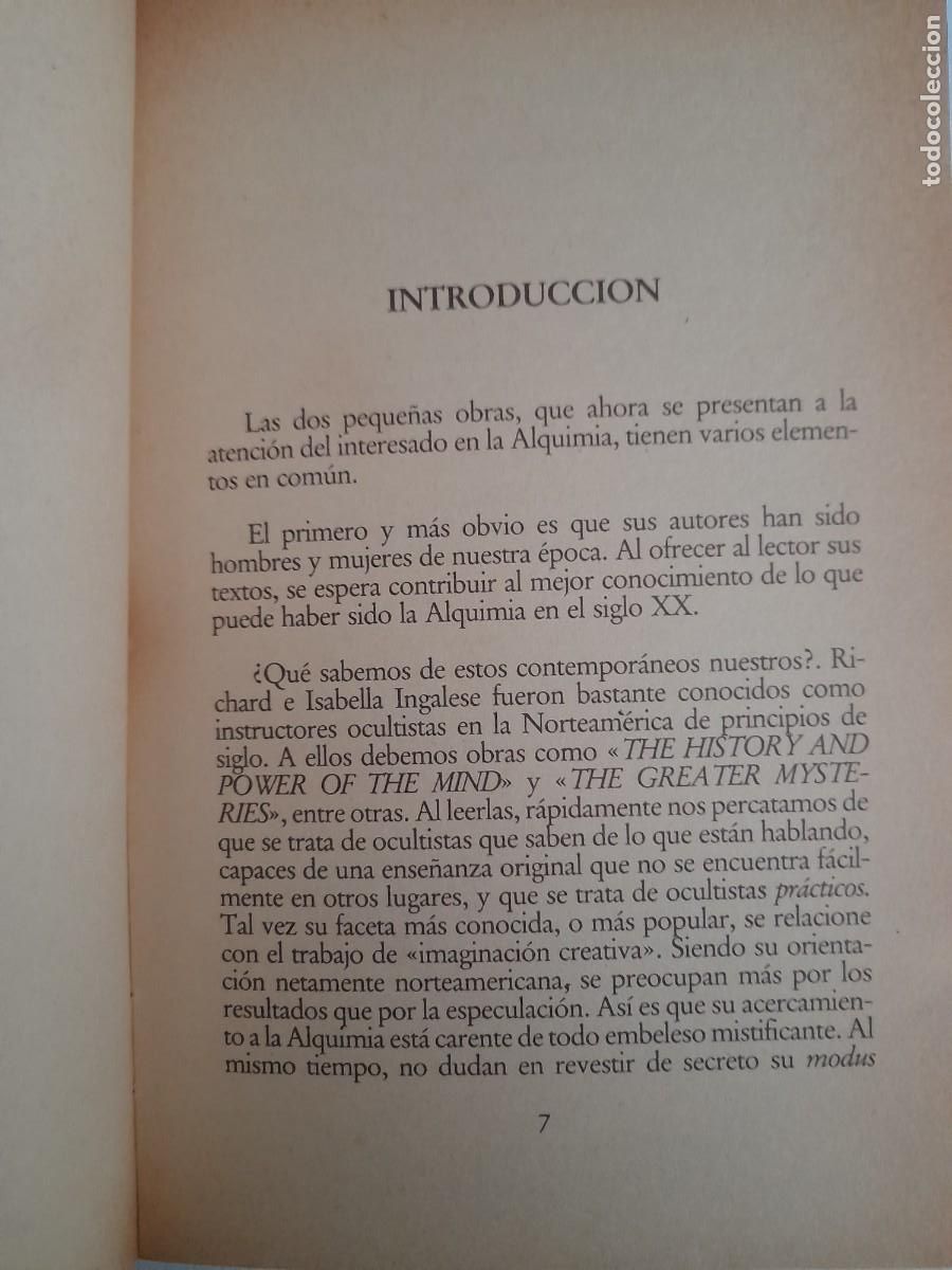 Libros de segunda mano: Alquimia. R. Ingalese. D.L. Volpierre - Foto 5