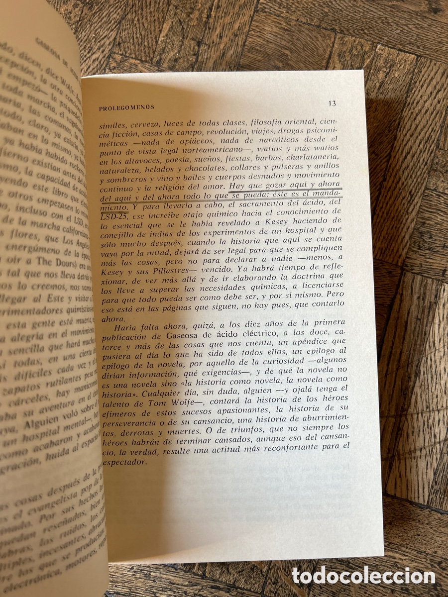 Libros de segunda mano: Gaseosa de &aacute;cido el&eacute;ctrico - Tom Wolfe - J&uacute;car (1978) - Foto 8