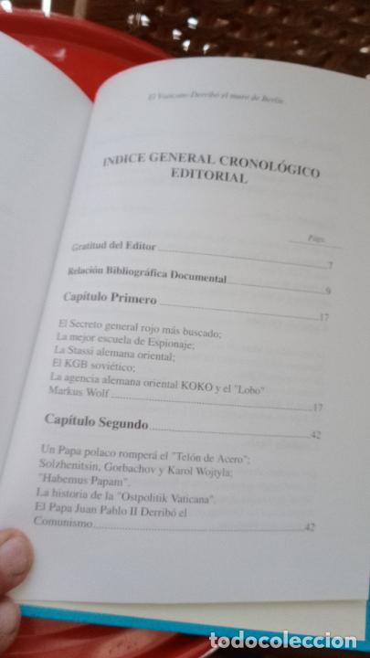 Libros de segunda mano: EL VATICANO DERRIBO EL MURO DE BERLIN - Baeza L., Alvaro - Foto 9