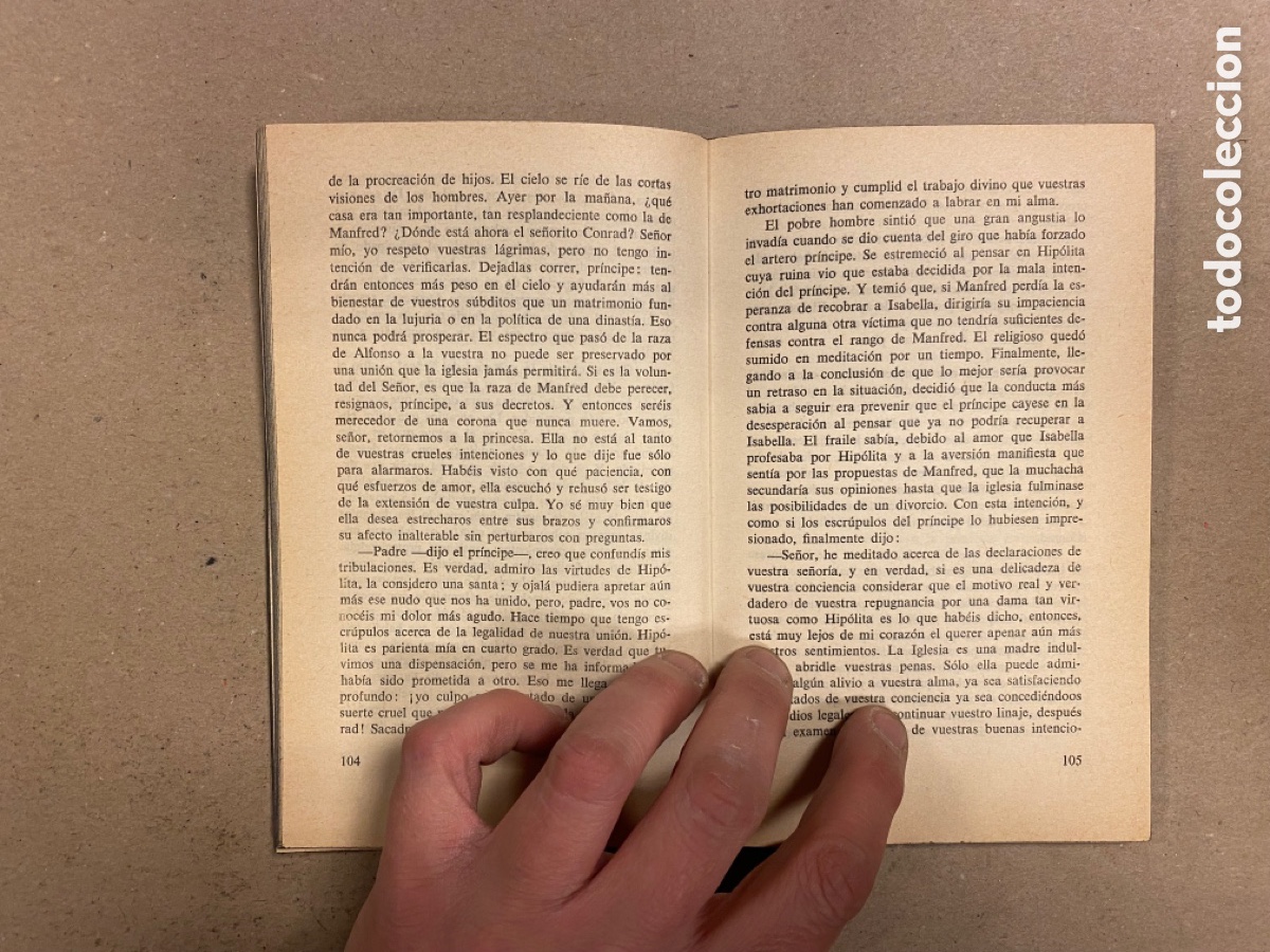 Libros de segunda mano: EL CASTILLO DE OTRANTO. HORACE WALPOLE. TUSQUETS EDITOR 1972. - Foto 5