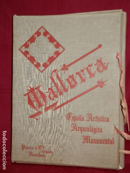 Libros de segunda mano: ANTIGUO LIBRO CARPETA MALLORCA ARTISTICA ARQUEOL&Oacute;GICA MONUMENTAL