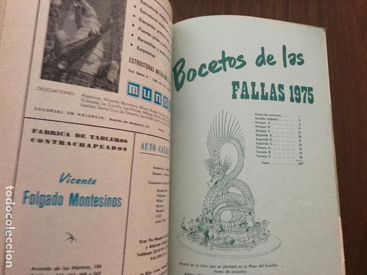 Libros de segunda mano: LIBRO OFICIAL FALLERO 1975 , JUNTA CENTRAL FALLERA - Foto 7