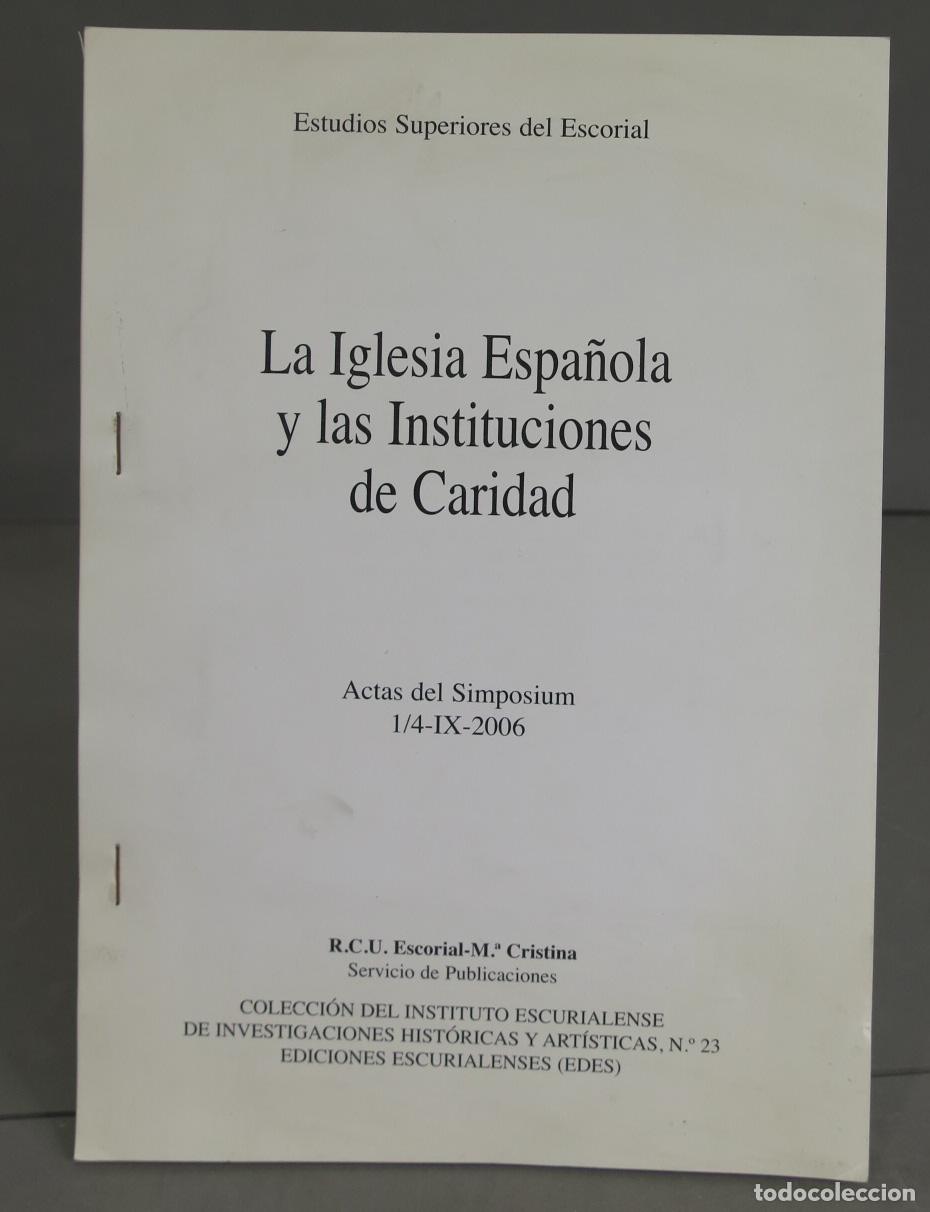 Second hand books: LA IGLESIA ESPA&Ntilde;OLA Y LAS INSTITUCIONES DE CARIDAD. SEPARATA