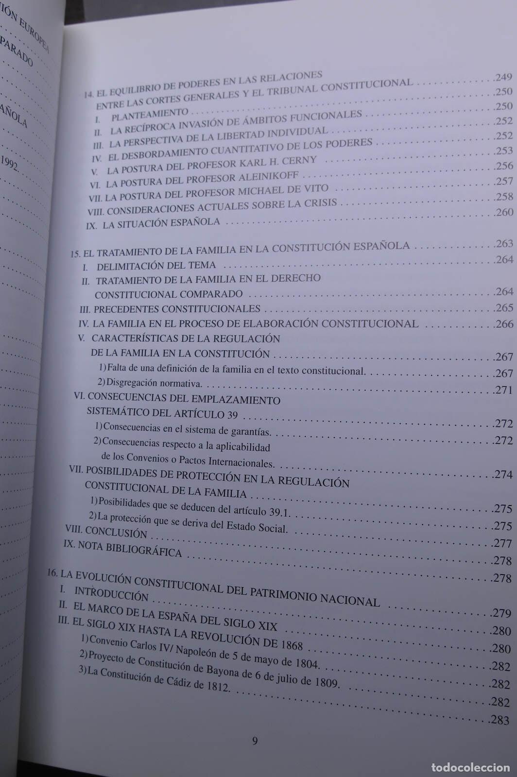 Libros de segunda mano: Comentarios constitucionales. Fernando D&iacute;ez Moreno - Foto 8