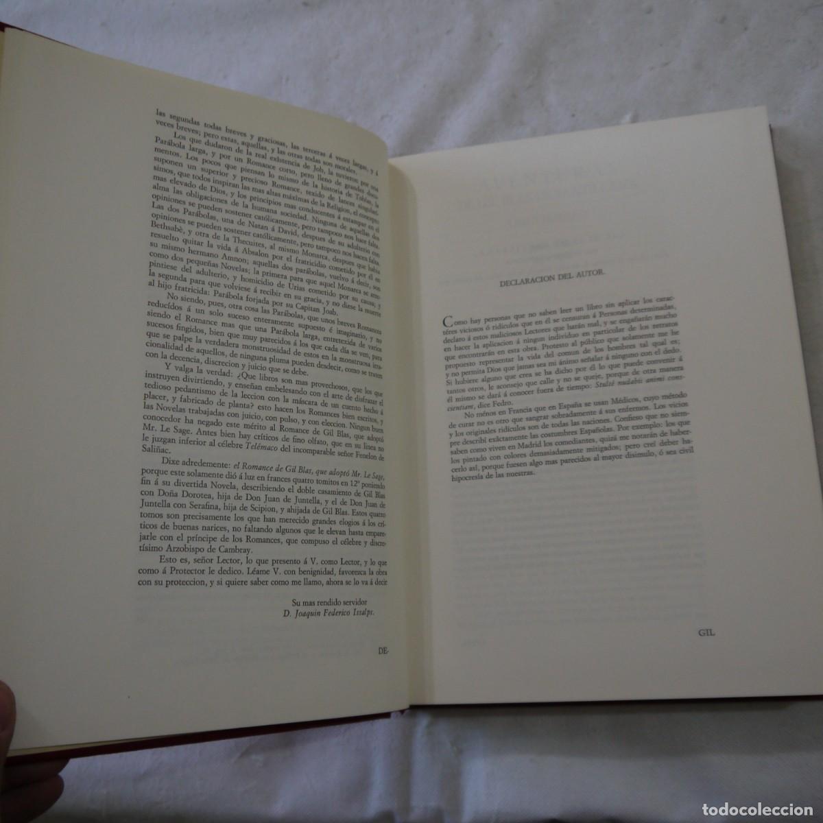 Libros de segunda mano: AVENTURAS DE GIL BLAS DE SANTILLANA - EDICIONES DEL MORAL - 1984 - Foto 7