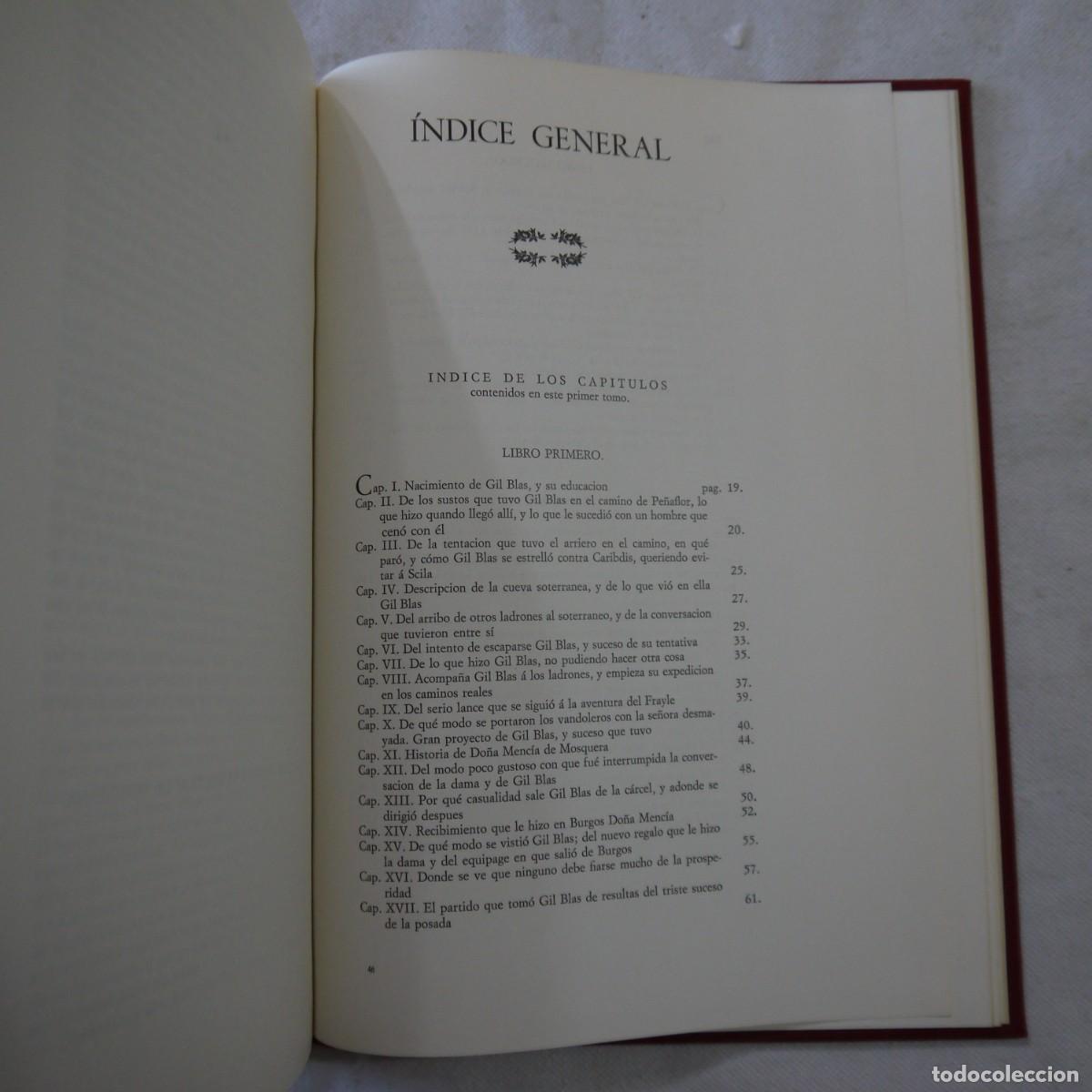 Libros de segunda mano: AVENTURAS DE GIL BLAS DE SANTILLANA - EDICIONES DEL MORAL - 1984 - Foto 14