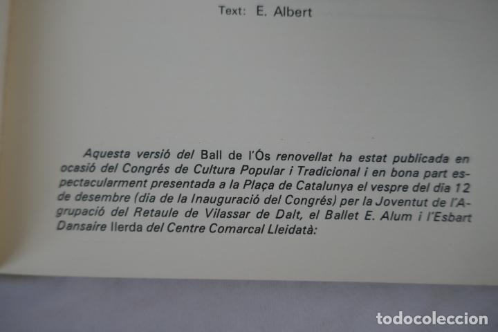Libros de segunda mano: MASFERRER / ALBERT : EL BALL DE LOS - CAN&Ccedil;ONER POPULAR (EN CATALAN) - Foto 5