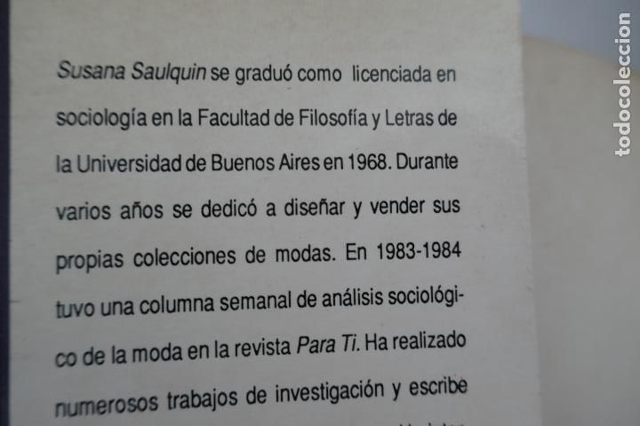 Libros de segunda mano: LA MODA EN LA ARGENTINA - SUSANA SAULQUIN (DIFICIL) - Foto 5