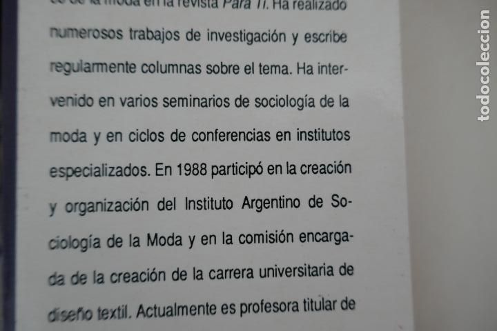 Libros de segunda mano: LA MODA EN LA ARGENTINA - SUSANA SAULQUIN (DIFICIL) - Foto 6