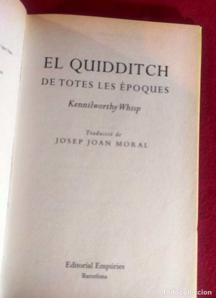 Libros de segunda mano: EL QUIDDITCH DE TOTES LES &Egrave;POQUES HARRY POTTER - CATALA - Foto 3