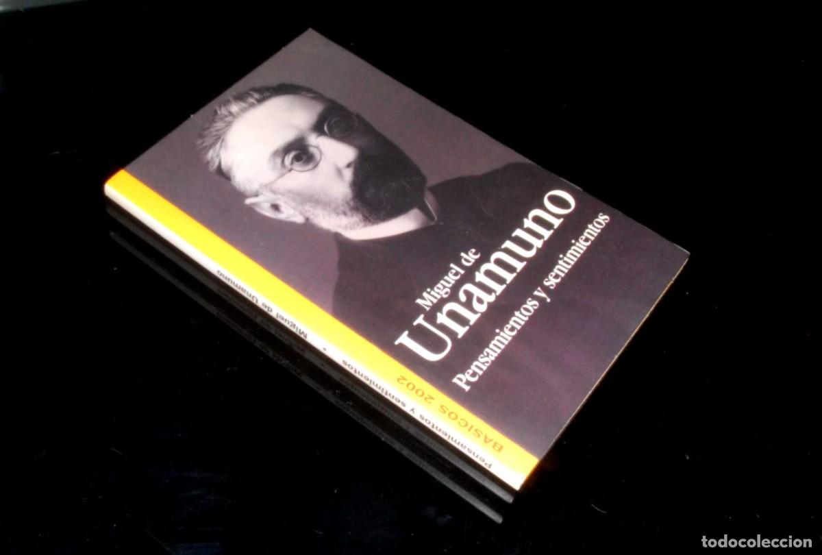 Libros de segunda mano: Miguel de Unamuno. Pensamientos y sentimientos. (B&aacute;sicos 2002) - Foto 3