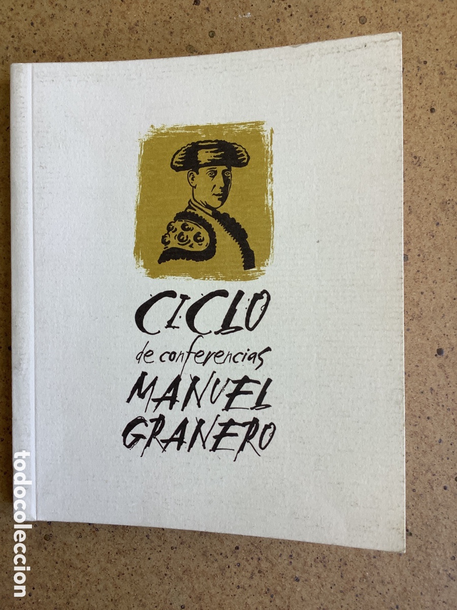 Libros de segunda mano: CICLO DE CONFERENCIAS MANUEL GRANERO. VV AA - Foto 1