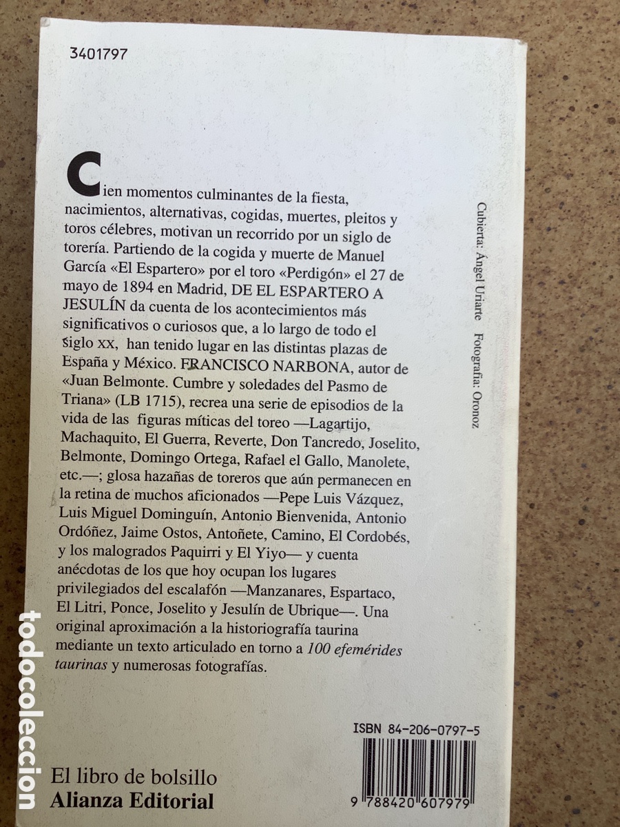 Libros de segunda mano: DE EL ESPARTERO A JESUL&Iacute;N. Francisco Narbona - Foto 2