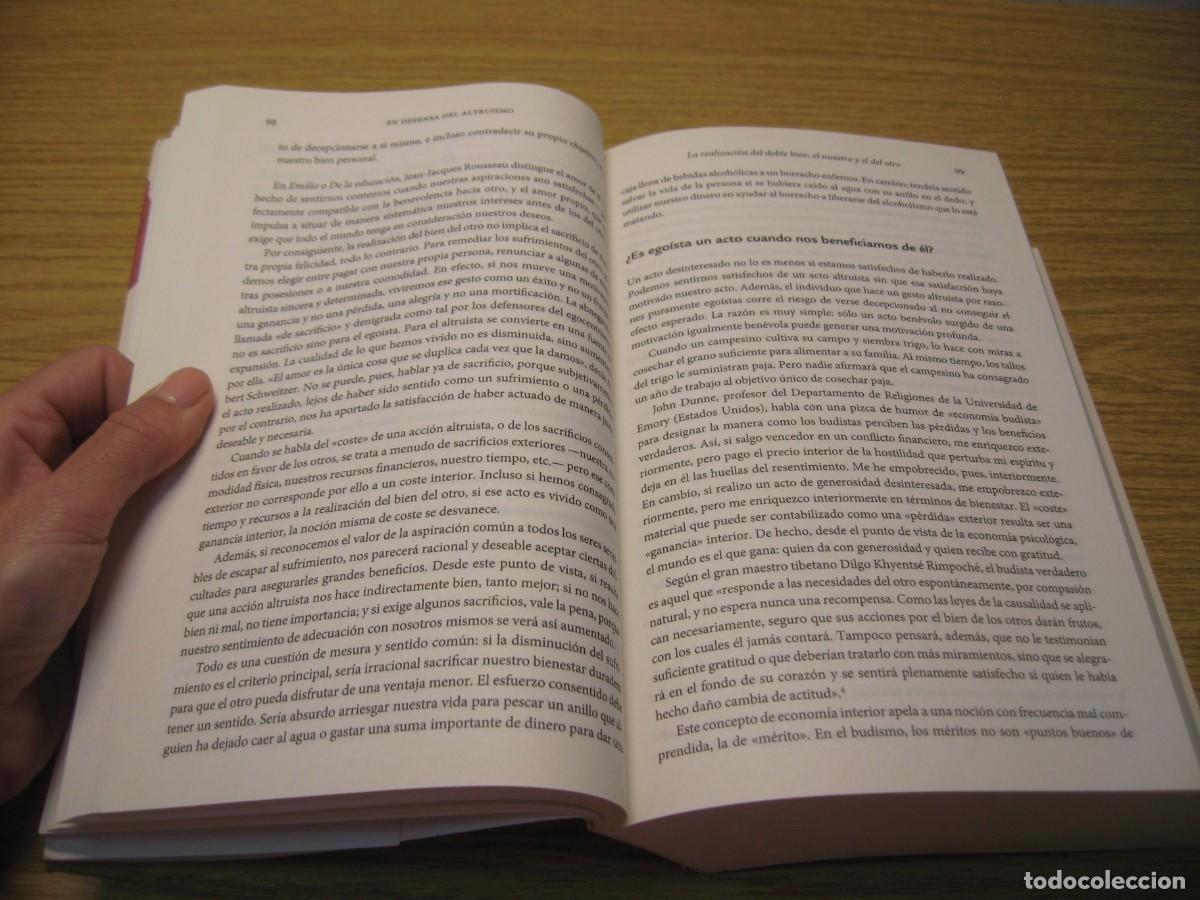 Libros de segunda mano: EN DEFENSA DEL ALTRUISMO. EL PODER DE LA BONDAD. MATTHIEU RICARD. EDITORIAL URANO 2016 - Foto 21