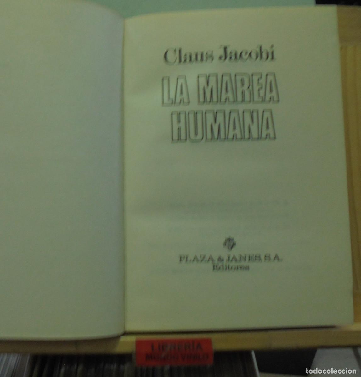 Libros de segunda mano: La marea humana. Claus Jacobi - Foto 2