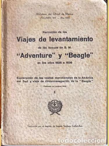 Libros de segunda mano: Charles Darwin Viajes Del Adventure Y El Beagle (darwin), 4 Tomos Completa - Foto 1