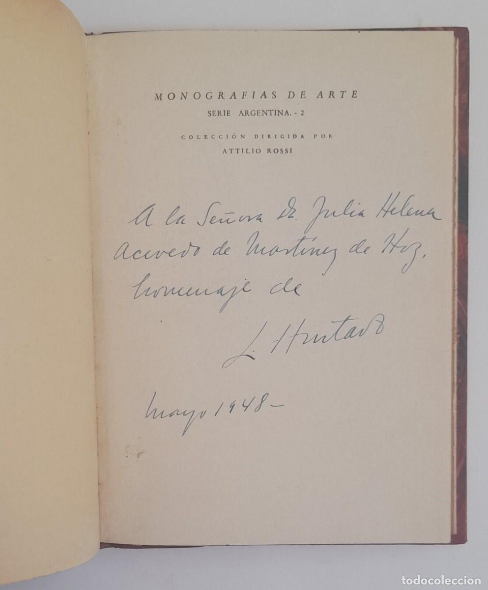 Libros de segunda mano: Hurtado, Leopoldo - Lino Spilimbergo - Primera Edici&oacute;n (1941) - SIGNED - Foto 2