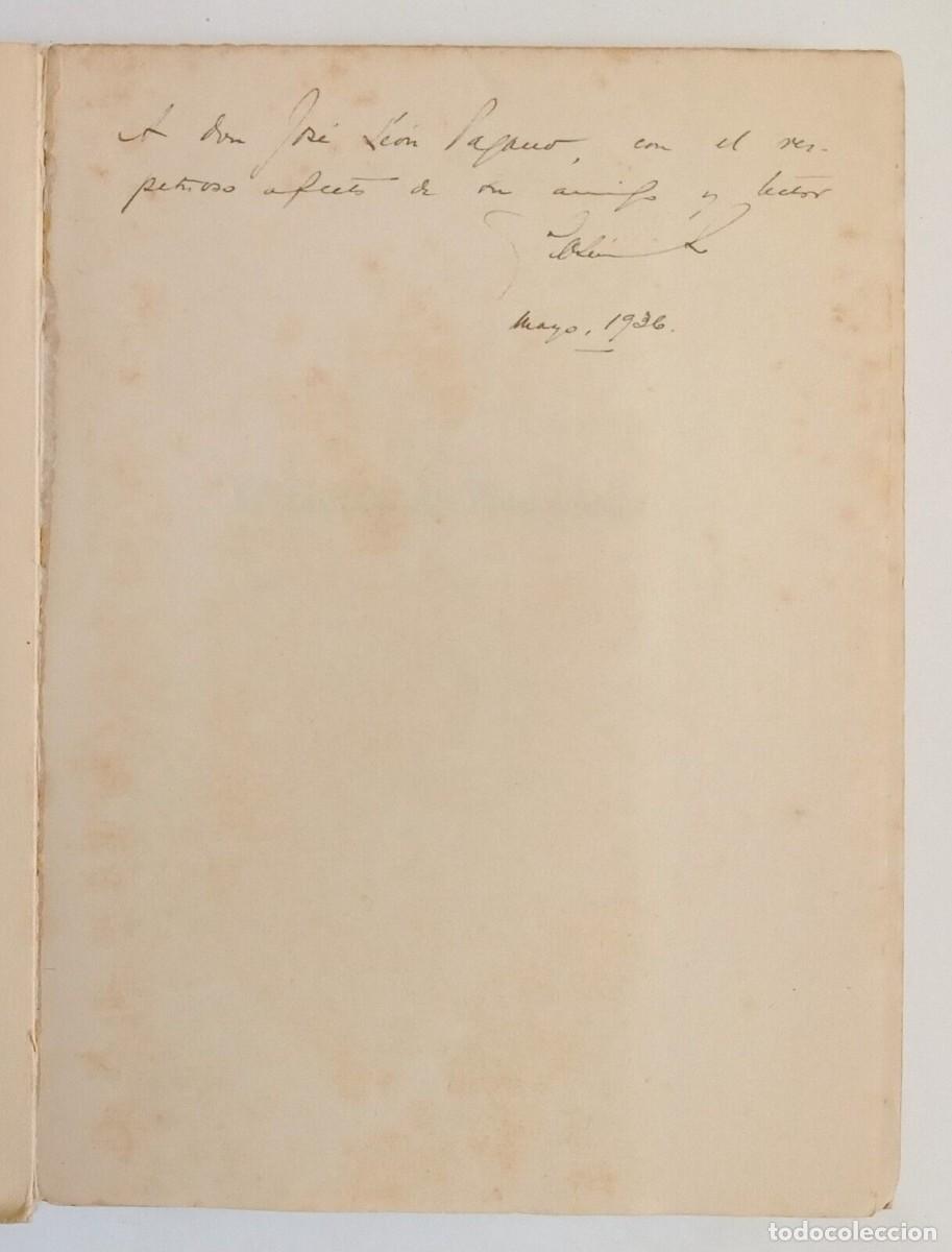 Libros de segunda mano: Monner Sans, Jos&eacute; Mar&iacute;a - El Teatro de Pirandello - (1936)- SIGNED - Foto 2