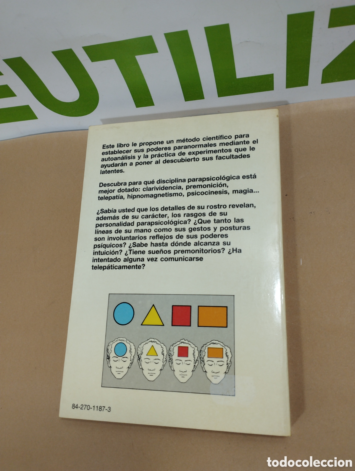 Libros de segunda mano: Test PSI. Como reconocer y desarrollar nuestros poderes parapsicol&oacute;gicos. Mart&iacute;nez Roca - Foto 2