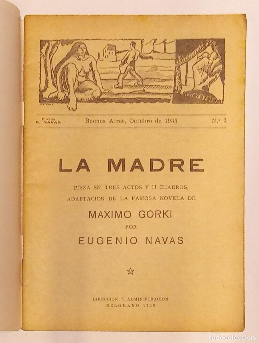 Libros de segunda mano: Gorky, M&aacute;ximo - La Madre - Adaptaci&oacute;n de Eugenio Navas - (1935) - Foto 2